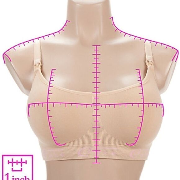 Cake Maternity Cotton Candy Seamless Racerback Nursing Bra Nude S - Picture 9 of 11